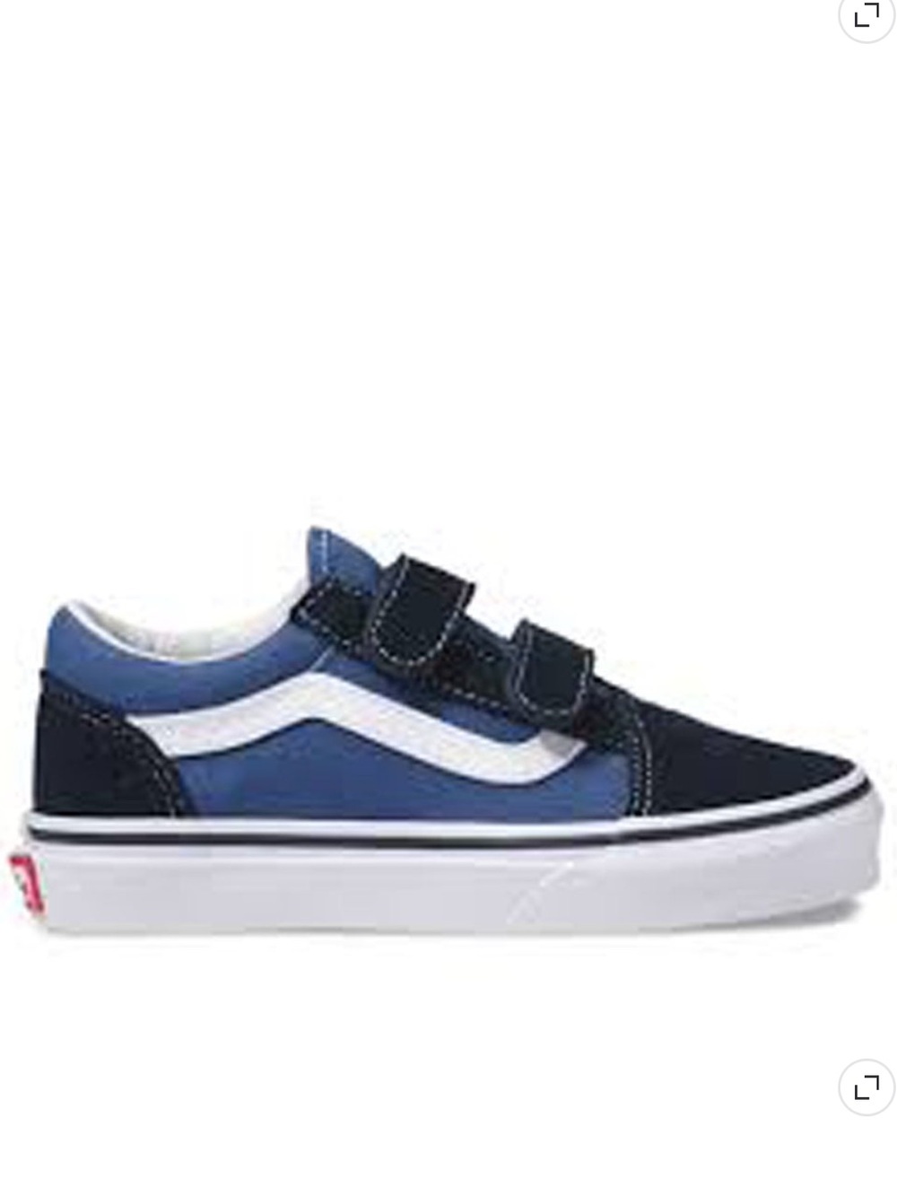 Vans Kids Blue & Navy Velcro Old Skool Sneakers